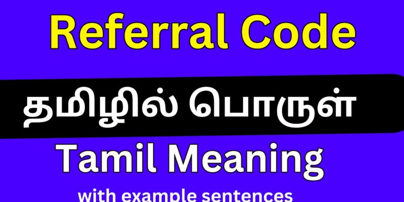 Code Meaning in Tamil