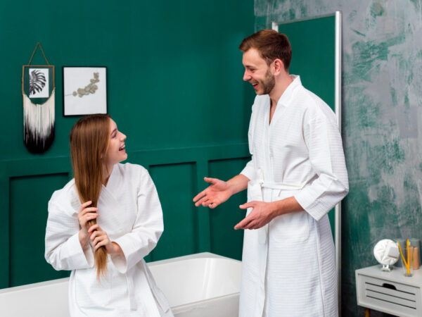 Modern Dark Green Bathroom