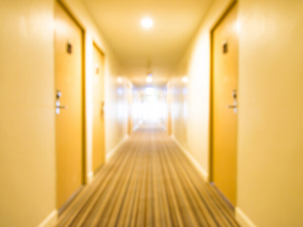 yellow hallway