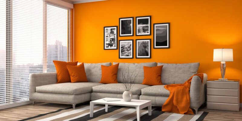 Orange for Living Room