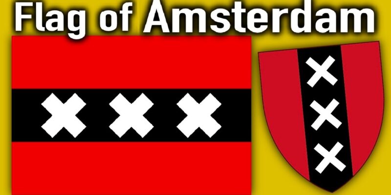 Amsterdam Netherlands Flag