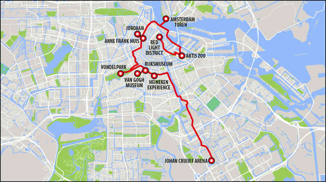 Red Light Amsterdam Maps